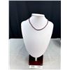 Image 1 : Genuine Red Garnet Beads Necklace