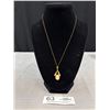 Image 1 : Vintage Gold Filled w/ Cameo Pendant Chain Necklace