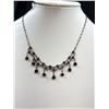 Image 2 : Vintage Rhinestones Tassels Necklace, Marked Claire's