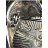 Image 3 : Vintage Silver Plated Heart Shape Brooch, Loaded w/ Rhinestones