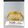 Image 2 : Gold Plated Heavy Solid Metal Bangle