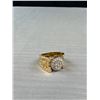 Image 2 : Heavy Gold Plated Mens Ring, Unmarked