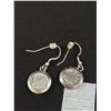 Image 2 : Beautiful Pair of Rhinestone Earrings, Marked Michael Kors