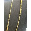Image 2 : Vintage Double Length Unusual Designed Links Chain Necklace