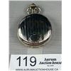Image 2 : Silver Plated Hunting Case Pocket Watch Quarts, Penmans, Japan, Date Battery Required