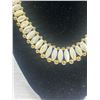 Image 2 : Gold Plated Beads w/ Mother of Pearl Twisted Necklace
