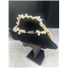 Image 3 : Extreme Long Genuine Cultured Freshwater Pearls Necklace + Matching Bracelet Set, Both Original Clas