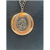 Image 2 : Western Cowboy Copper Pendant w/ Chain Necklace
