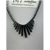Image 2 : Black Alaskan Diamond Hemetite Stone Necklace