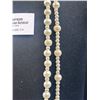 Image 2 : Extra Length Double Strands Pearls Necklace