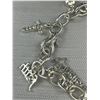 Image 2 : Silver Plated Charms Bracelet, Marked Claires