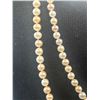 Image 2 : Outstanding Double Length Cultured Freshwater Pearls Necklace, Off White + Pinkish Colors