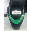 Image 1 : Black and Green Lucite Necklace