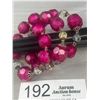 Image 2 : Vintage Lucite + Crystal Beads Bracelet