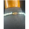 Image 3 : Extra Length Milk Glass Beads Necklace