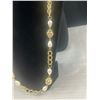 Image 2 : 1970S Gold Plated w/ Faux Pearls Necklace