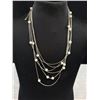 Image 2 : Silver Plated w/ Faux Pearls Necklace
