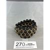 Image 3 : Vintage Black French Jet Faceted Glass Beads Bracelet