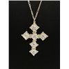 Image 2 : Beautiful Australian Crystal Cross Pendant w/ Chain Necklace