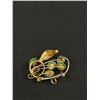 Image 3 : Gold w/ 5 B.C. Jade Stones Pendant