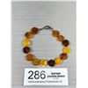 Image 1 : Genuine Amber Discs Bracelet