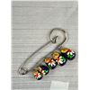 Image 2 : Vintage Nesting Dolls Dangling Brooch