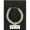 Image 2 : Beautiful Vintage Silver Plated Choker Necklace