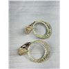 Image 3 : Vintage Hand Crafted Silver Filligree Dangle Clip On Earrings