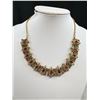 Image 2 : Gorgeous Vintage Hand Crafted w/ Red + White Stones Necklace