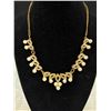 Image 2 : Lovely Vintage Pearls + Rhinestones Choker Necklace