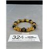Image 2 : High Carat Gold Plated w/ Beads Stretch Bracelet