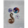 Image 2 : Misc Vintage Art Glass Jewelry