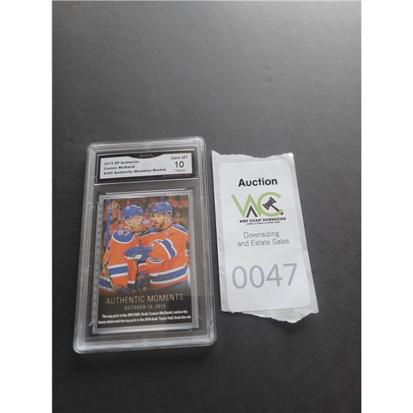 2015 SP Authentic Conner McDavid & Taylor Hall A