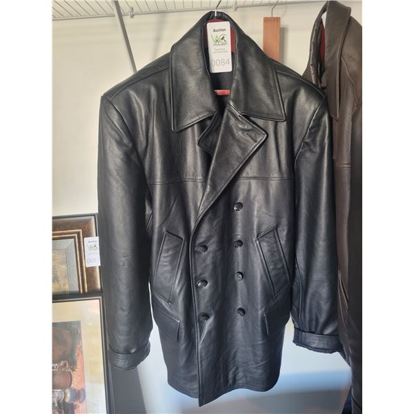Men's Leather 3/4 Coat A