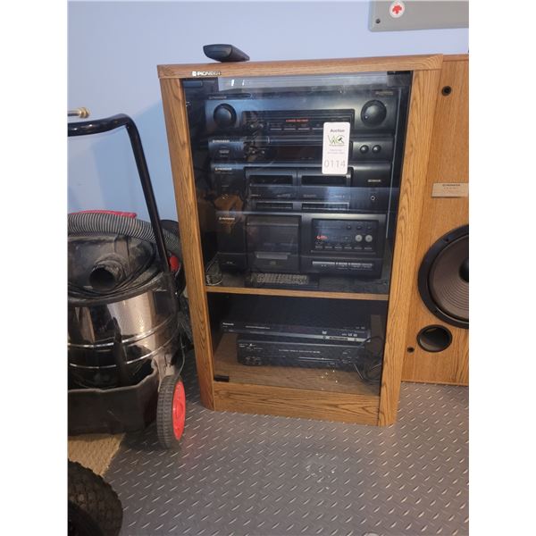 Pioneer Stereo & Cabinet B