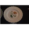 Image 2 : VINTAGE 9" COPELAND SPODE LUNCHEON PLATES, "FRUITS & FLOWERS" & FLORAL PITCHER (13 PCS)