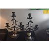 Image 3 : (PAIR) ANTIQUE 14 1/2" RUSSIAN CANDELABRAS (PAIR)