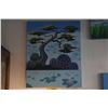 Image 2 : LIMITED EDITION GICLEE ON CANVAS TITLED "LOTUS BY MOONLIGHT" BY LARISSA HOLT 209/995 (21 1/2" X 27")