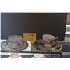 Image 1 : COLLECTION OF ASSORTED CHINA PLATES, CUPS & SAUCER SETS (37 PCS)