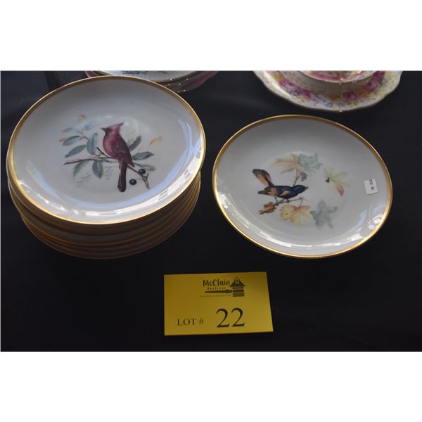 AUDUBON DESSERT PLATES (8 PCS)