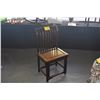 Image 2 : CHINESE SPINDLE HARDWOOD SIDE CHAIR (19 3/4" X 15 1/2" X 37 1/2")
