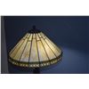 Image 2 : PAIR ARTS & CRAFT STYLE LEADED & STAINED GLASS LAMPS W/METAL BASES (24") (PAIR)