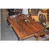 Image 3 : KOA COFFEE TABLE W/CHINESE STYLE LEGS (60" X 36")
