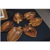 Image 2 : MONKEYPOD WOOD SERVING BOWLS (6 PCS)