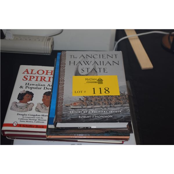 COLLECTION OF BOOKS ON HAWAII (6 PCS)