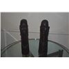 Image 2 : AFRICAN WOOD CARVING, MAN & WOMAN (9 1/4") (2 PCS)