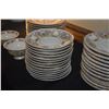 Image 5 : LIMOGE CHINA: 15 DINNER PLATES, 14 SAUCERS, 26 DESSERT PLATES, 14 SALAD PLATES & 2 COFFEE CUPS (71 P