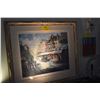 Image 1 : FRAMED ART PRINT, PARISIAN STREET SCENE BY AMERICA MAKK 252/350 (43 3/4" X 38 1/4")