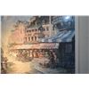 Image 3 : FRAMED ART PRINT, PARISIAN STREET SCENE BY AMERICA MAKK 252/350 (43 3/4" X 38 1/4")