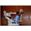Image 4 : HEREND PORCELAIN FIGURINE, 2 CHILDREN DANCING IN TRADITIONAL HUNGARIAN FOLK DRESS